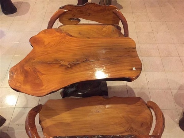 โต๊ะไม้ไม้มะค่า งานรากไม้  | ฺB&M Furniture -  นครสวรรค์