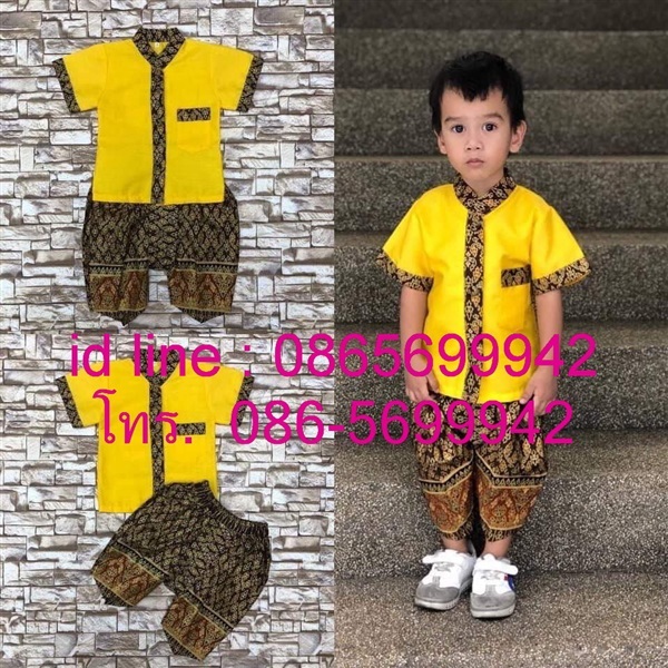 ชุดไทยเด็กเล็ก,  ชุดไทยเด็กอนุบาล, ขายส่งชุดไทยเด็กนั | ร้านภันทิลาผ้าไทย   -  กรุงเทพมหานคร