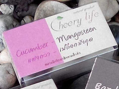 สบู่แตงกวา-เปลือกมังคุด cucumber mangosteen