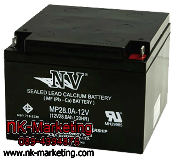 แบตเตอรี่แห้ง 12v 28ah NV (MP12V-28AH) 