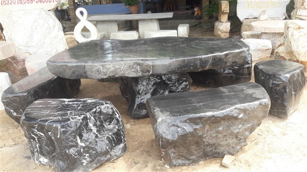 โต๊ะหินธรรมชาติ | ชัดชัย หินประดับ - เมืองกาญจนบุรี กาญจนบุรี