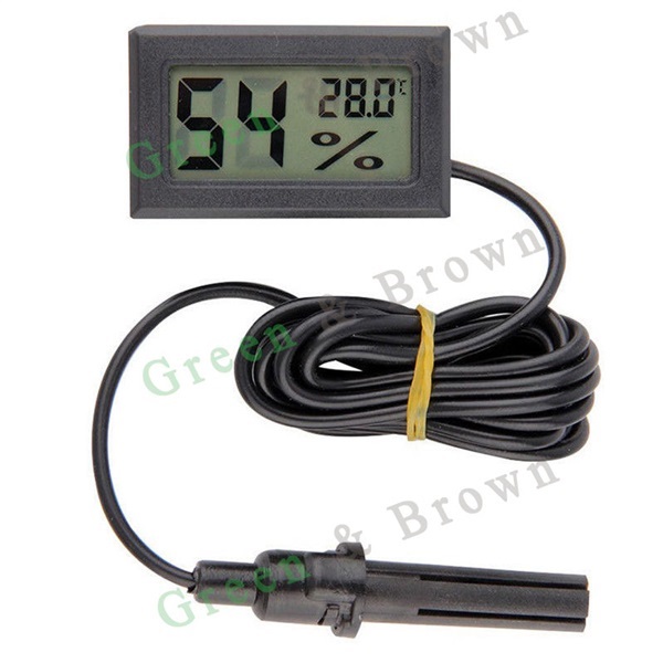 เครื่องวัดอุณหภูมิและความชื้น แบบมีสาย (Digital Hygrometer) | Green & Brown  - เมืองเชียงใหม่ เชียงใหม่