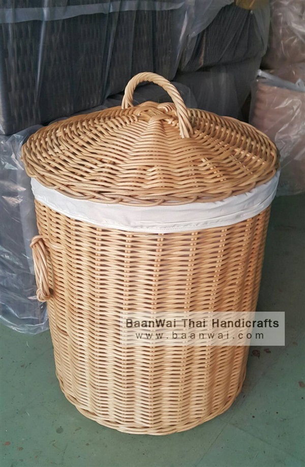 ตะกร้าหวายบุผ้า | Rattan At Home - จตุจักร กรุงเทพมหานคร