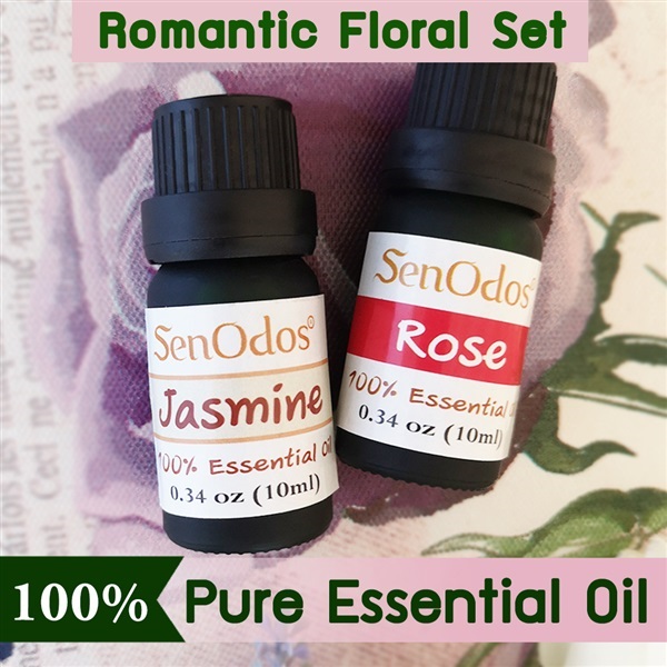 น้ำมันหอมระเหย น้ำมันหอมอโรม่า Romantic Floral Set (10ml.x2) | AromaTherapy - คันนายาว กรุงเทพมหานคร