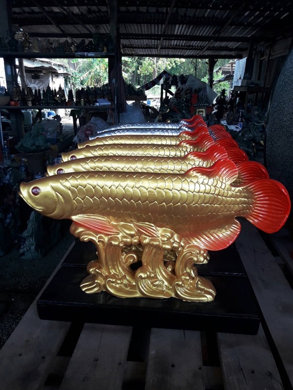 ปลาทอง.ปลาเงินเสริมโชคลาภ | วรรณาดินเผา - นครราชสีมา