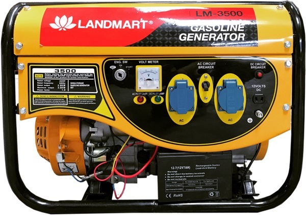 เครื่องปั่นไฟ กำเนิดไฟฟ้า แลนด์มาร์ท รุ่น LM-3500 LANDMART | LANDMART - พาน เชียงราย