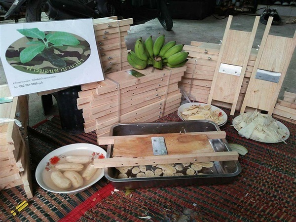#กล้วยล้นตลาดราคาตก แปรรูปสิครับผม มีดสไลด์ เส้นเผือก มัน กล | ฟาร์มอนุชาบานาน่า - วังน้อย พระนครศรีอยุธยา