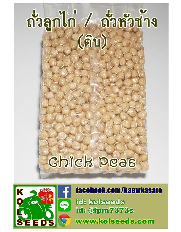 จำหน่ายถั่วลูกไก่ / ถั่วหัวช้าง Chickpeas 500 กรัม/1000 กรัม