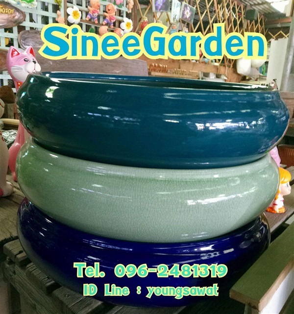 ถาดเซรามิก ขนาด 15 นิ้ว | SineeGarden - บางบัวทอง นนทบุรี