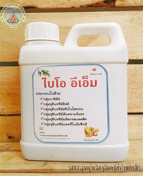 ไบโออีเอ็ม | กลุ่มผู้ผลิตจุลินทรีย์บ้านดงสัก - ท่ามะกา กาญจนบุรี