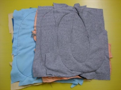 ผ้าเย็บวน คละสี ขนาด 10x10 นิ้ว | เซเว่นโปรแพค - เมืองปทุมธานี ปทุมธานี