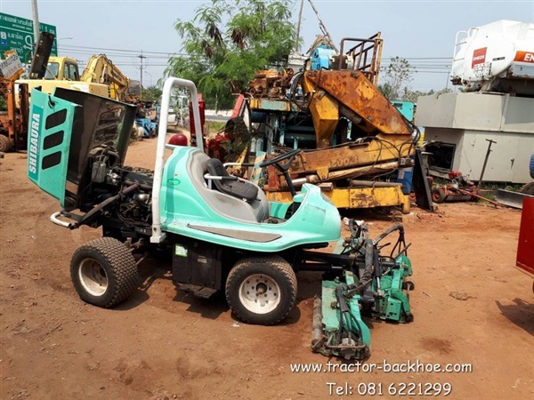 ขาย รถตัดหญ้า ตัดกรีน SHIBAURA แบบ 3 แก๊งก์ 4WD เก่าญี่ปุ่น | tractor-backhoe - ปากท่อ ราชบุรี