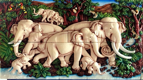 ช้างเผือกในป่าใหญ่ | ร้านดินไทย - โชคชัย นครราชสีมา