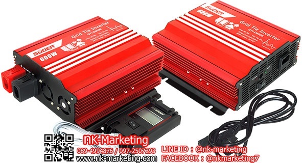 กริดไทล์อินเวอร์เตอร์ 24v 600w SUOER (GTI-D600B) แบบมีรีโมท