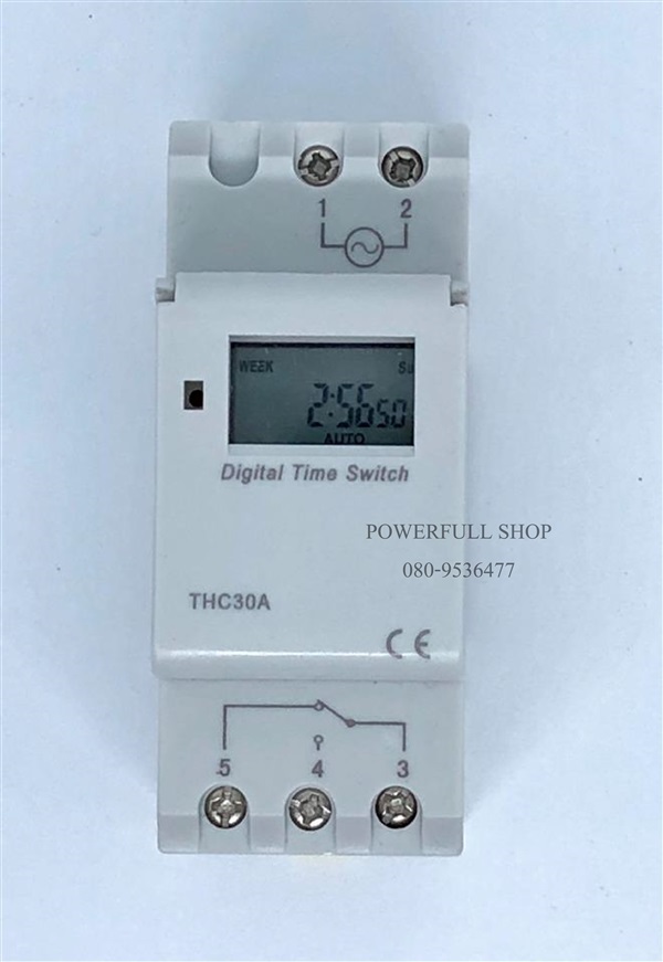 DIGITAL TIMER AC 220V 30A รุ่น THC30A | POWER FULL - เมืองปทุมธานี ปทุมธานี