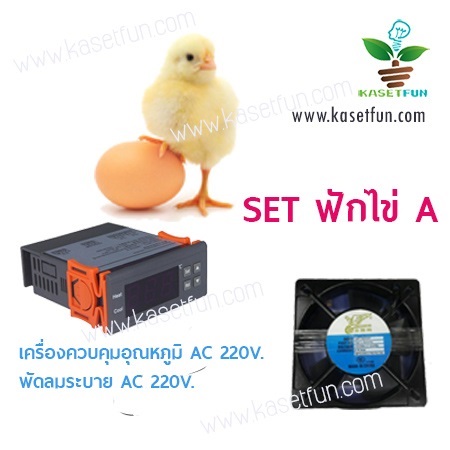 ชุดประกอบ DIY ควบคุมฟักไข่ set A | KasetFun - เมืองระยอง ระยอง