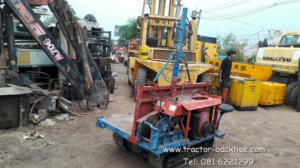 ขาย รถบรรทุกตะขาบ เบนซิน เก่าญี่ปุ่น มีวินช์ลากของ | tractor-backhoe - ปากท่อ ราชบุรี