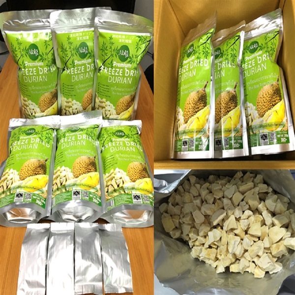 Freeze dried durianทุเรียนฟรีซดราย 210กรัม  | Able Food - เมืองสมุทรปราการ สมุทรปราการ