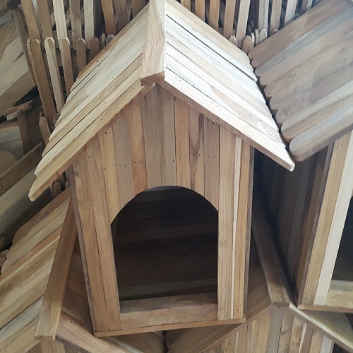 บ้านนกแนวตั้งไม้สัก | Dee Dee OTOP Design Lampang - แม่ทะ ลำปาง