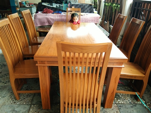 เก้าอี้ไม้สักทอง | ร้าน Chat_Shop  (เฟอร์นิเจอร์ไม้)  - บางใหญ่ นนทบุรี