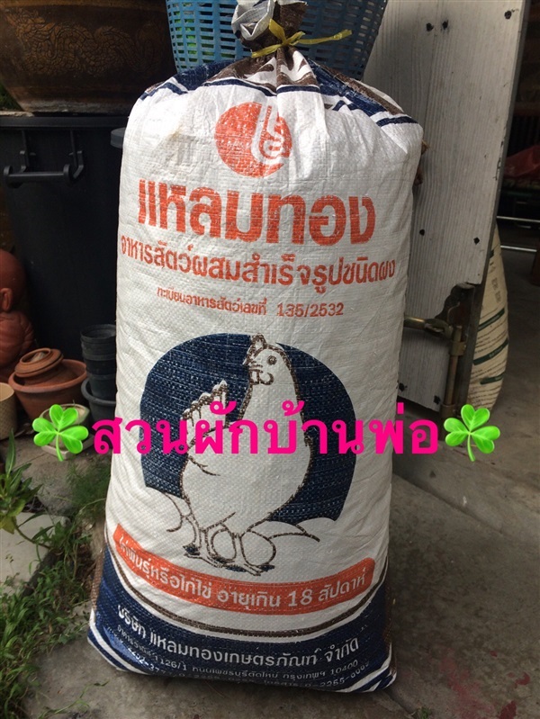 ขี้ไก่แกลบ | สวนผักบ้านพ่อ - เมืองสมุทรปราการ สมุทรปราการ