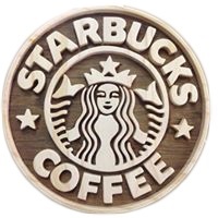 ป้ายไม้ starbucks | kdesign - บางซื่อ กรุงเทพมหานคร