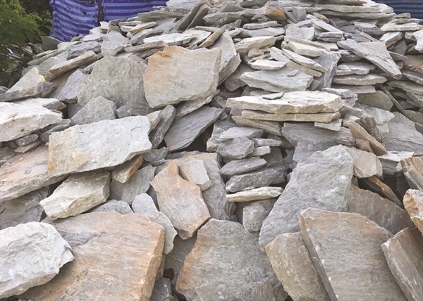 หินแผ่นทางเดินหยกเทา | ร้านหินโชคศิลาทอง - เมืองกาญจนบุรี กาญจนบุรี