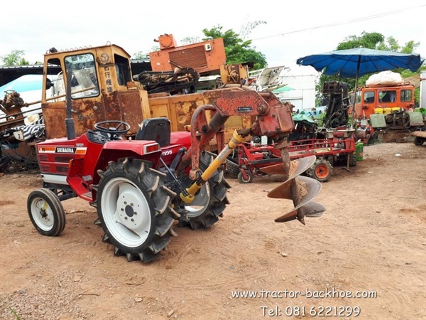 ขาย รถไถนา แทรคเตอร์ SHIBUARA 19 แรง พร้อมหัว สว่านเจาะดิน  | tractor-backhoe - ปากท่อ ราชบุรี