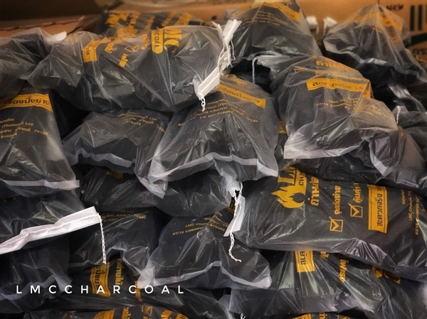 ถ่านอัดแท่ง LMC ชนิดถุงใส  | LMC Charcoal  - โพธาราม ราชบุรี
