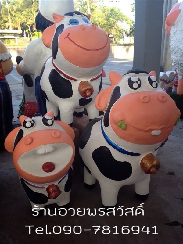 วัวปูนปั้น