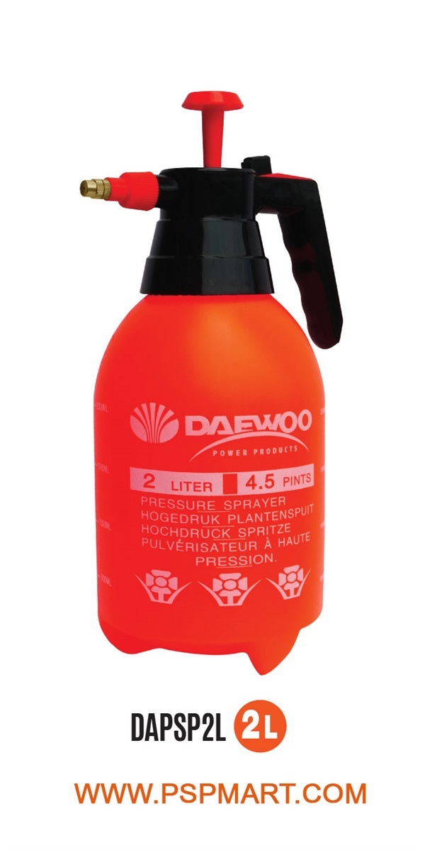 ถังพ่นยามือถือ ชนิดมือโยกขนาด 2 ลิตร DAEWOO DAPSP2L