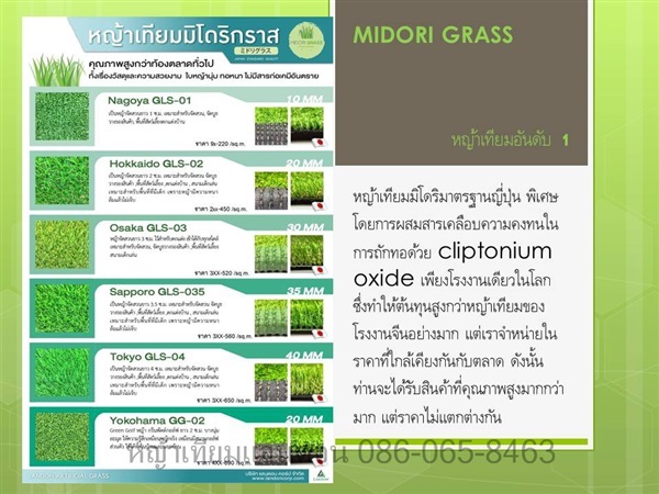 หญ้าเทียมรุ่น มิโดริ | หญ้าเทียมแลนดอน -  กรุงเทพมหานคร