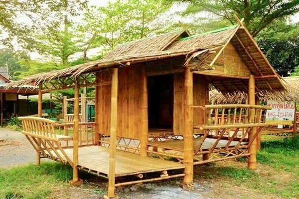 บ้านไม้ใผ่น็อคดาวน์(Bamboo House) | บ้านไม้ไผ่ สวนไผ่งาม ปราจีนบุรี - ประจันตคาม ปราจีนบุรี