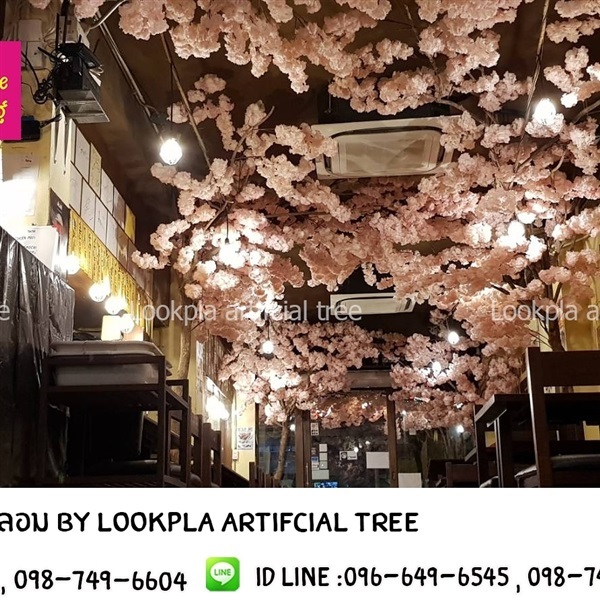 ต้นซากุระปลอมดอกสีชมพูหวาน แบบทรงซุ้มอุโมงค์ | Lookpla Artificial Tree - จตุจักร กรุงเทพมหานคร