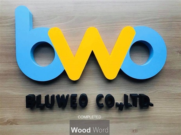 โลโก้ไดคัท ทำสีตามแบบ | Wood Word - บางซื่อ กรุงเทพมหานคร