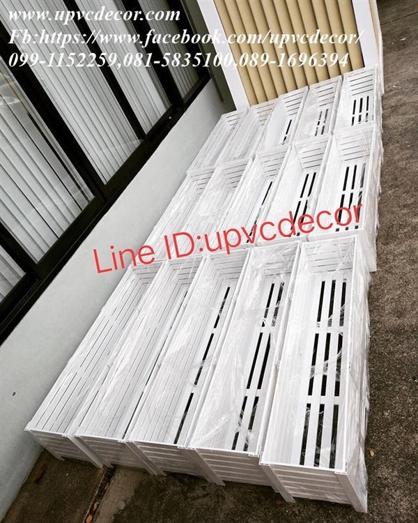 กระถางupvc รางปลูกต้นไม้ รางปลูกต้นไม้ไม่ผุ รางกระถางupvc 