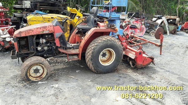 ขาย รถไถนา แทรกเตอร์ มิตซูบิชิ 4 WD ขนาด 23 แรง พร้อมโรตารี่ | tractor-backhoe - ปากท่อ ราชบุรี