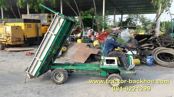 ขาย รถบรรทุก ล้อยาง ยกดั๊ม ATEX เครื่อง ROBIN เบนซิน 4 จังหว | tractor-backhoe - ปากท่อ ราชบุรี