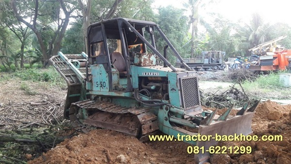 โชว์การดันดินให้ชมครับ ตามลิงก์ IWAFUJI เครื่อง ISUZU 4 สูบ  | tractor-backhoe - ปากท่อ ราชบุรี