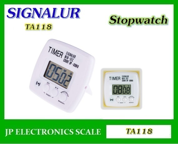 นาฬิกาจับเวลา นาฬิกาตั้งเวลาเตือน TA118 StopWatch/Timer | หจก.เอส.พี.เจ.อิเล็กทรอนิกส์ สเกล - บ้านไผ่ ขอนแก่น