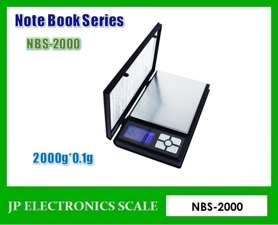 เครื่องชั่งดิจิตอล2000กรัมx0.1g ยี่ห้อ Notebook Series