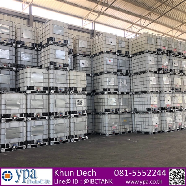 ถัง 1000 ลิตร ถัง IBC ถังน้ำ ถังเคมี ถังเบ้าท์มือ 2 เกรด A