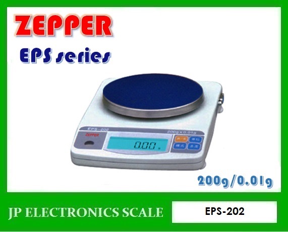 เครื่องชั่งละเอียดสูง200g x0.01g ยี่ห้อ ZEPPER รุ่น EPS-202