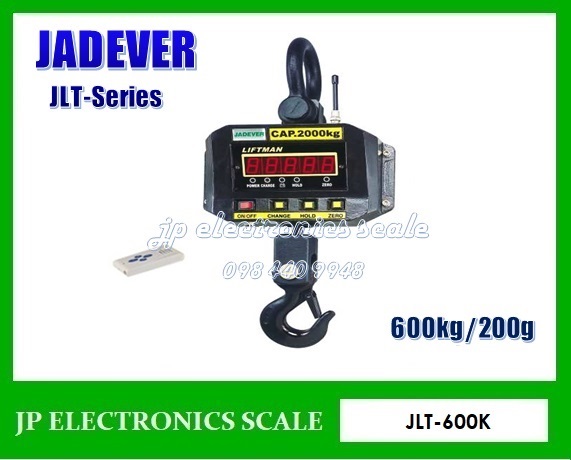 เครื่องชั่งแขวนดิจิตอล600kg JADEVER รุ่น JLT-600K	