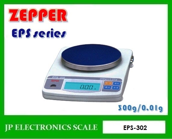 เครื่องชั่งละเอียด300g ยี่ห้อ ZEPPER รุ่น EPS-302 