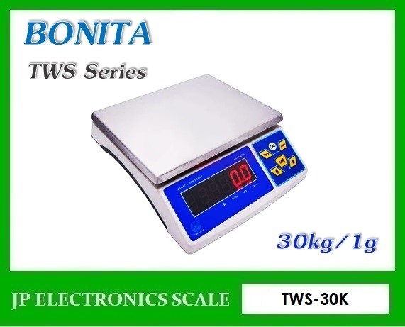 ตาชั่งดิจิตอล30kg ละเอียด1g ยี่ห้อ BONITA รุ่น TWS-30K 