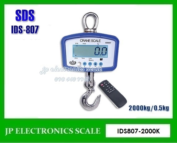 ตาชั่งแขวน2000กิโลกรัม ละเอียด0.5กิโลกรัม ยี่ห้อ SDS รุ่น ID | jpelectronics - คลองหลวง ปทุมธานี