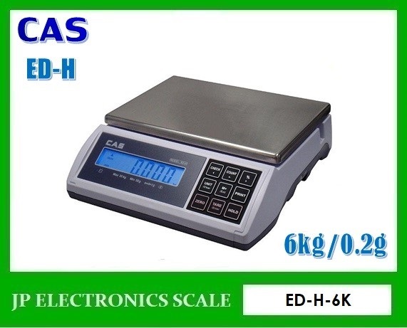  เครื่องชั่งละเอียดสูง6kg ละเอียด0.2g ยี่ห้อ CAS รุ่น ED-H-6 | jpelectronics - คลองหลวง ปทุมธานี