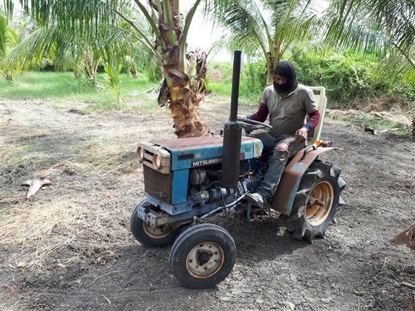 ขาย รถไถนา นั่งขับ ยี่ห้อ MITSUBIAHI เก่าญี่ปุ่นแท้ พร้อมใช้ | tractor-backhoe - ปากท่อ ราชบุรี