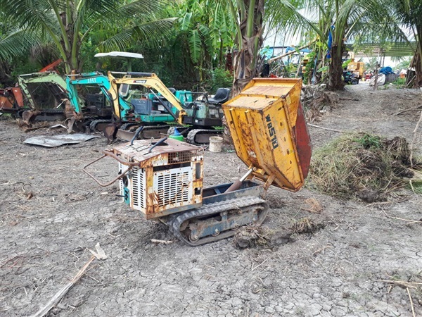 ขาย รถบรรทุกตะขาบ ดั๊มเปอร์ เครื่องเบนชิน ยกดั้ม สภาพสวย พร้ | tractor-backhoe - ปากท่อ ราชบุรี